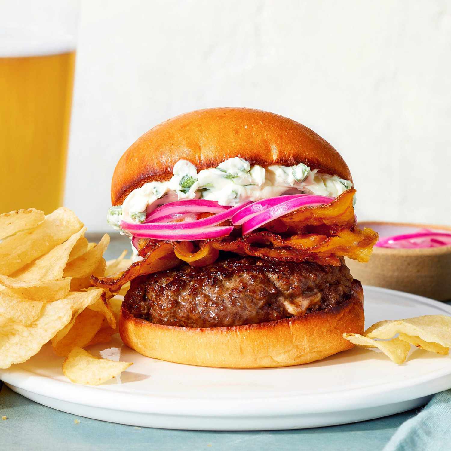 Cream Cheese-Jalapeno Hamburgers