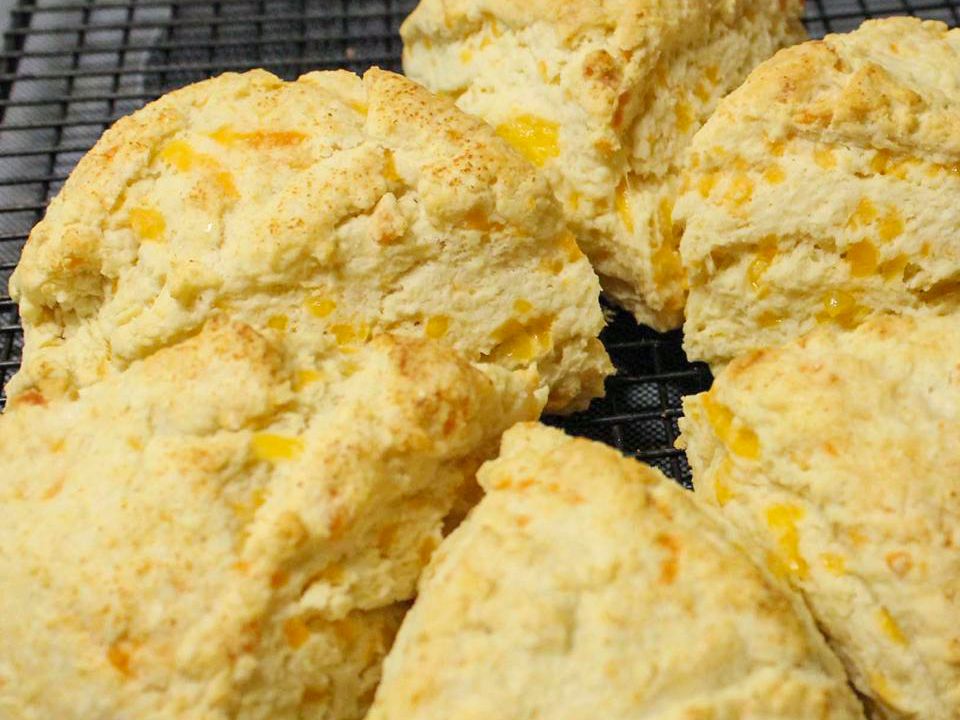 Easy Cheese and Garlic Scones