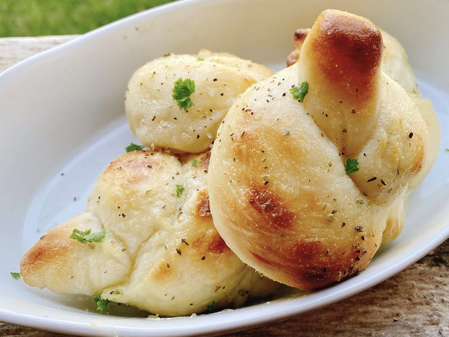 Two-Ingredient Dough Garlic Knots