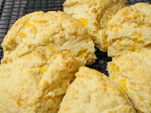 Easy Cheese and Garlic Scones