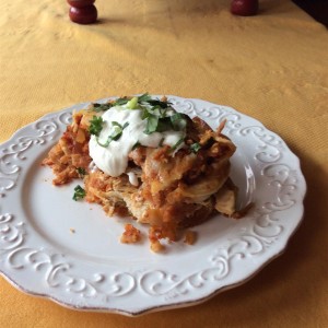 Chilaquiles Rojos 