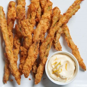 Fried Asparagus Sticks